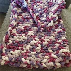 🎉 Chunky Knit Blanket 💕💕 ✨Brand New✨ 45x55 in